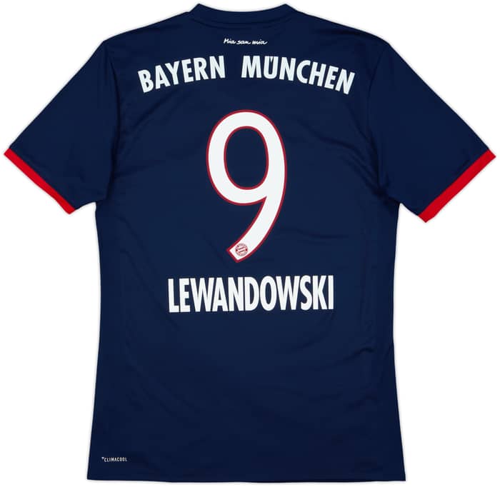2017-18 Bayern Munich Camiseta de Visitante Lewandowski #9 - 10/10 - (S)