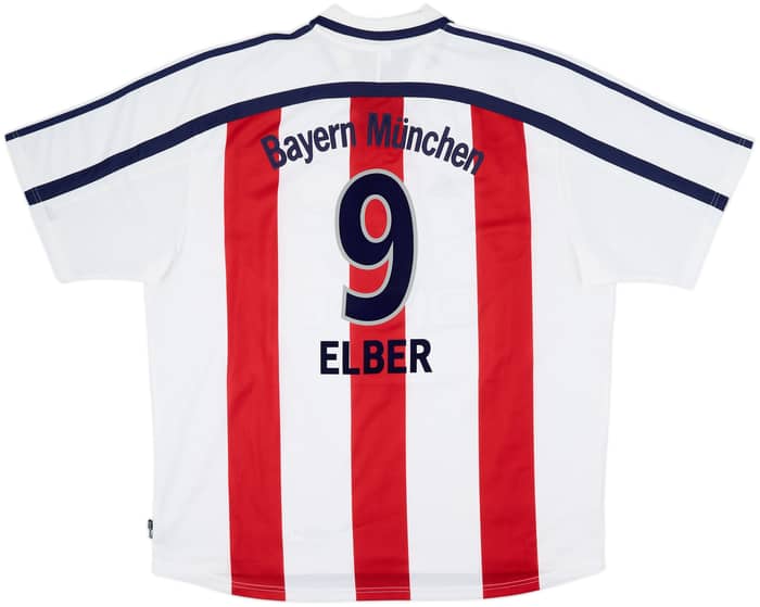 Camiseta de visitante del Bayern Munich 2000-01 Elber #9 - 7/10 - (XXL)
