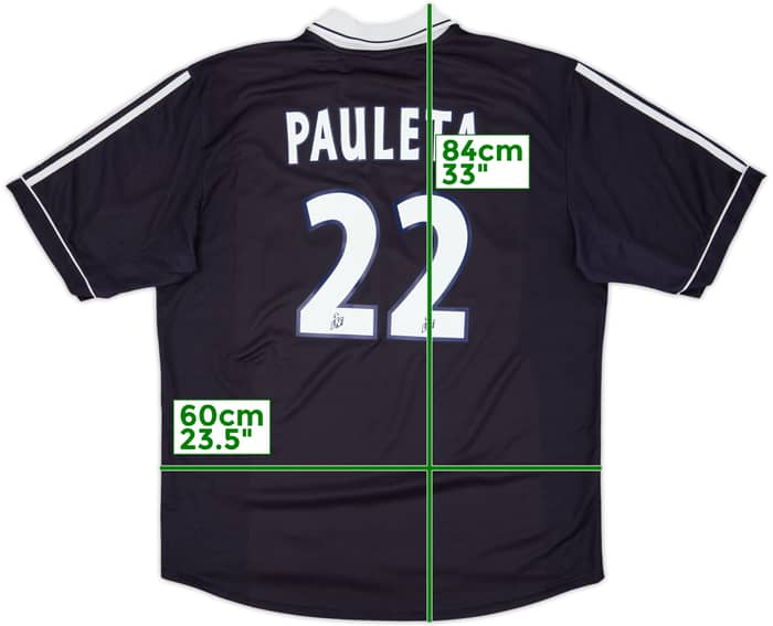 2000-01 Bordeaux Home Shirt Pauleta #22 - 7/10 - (XL)