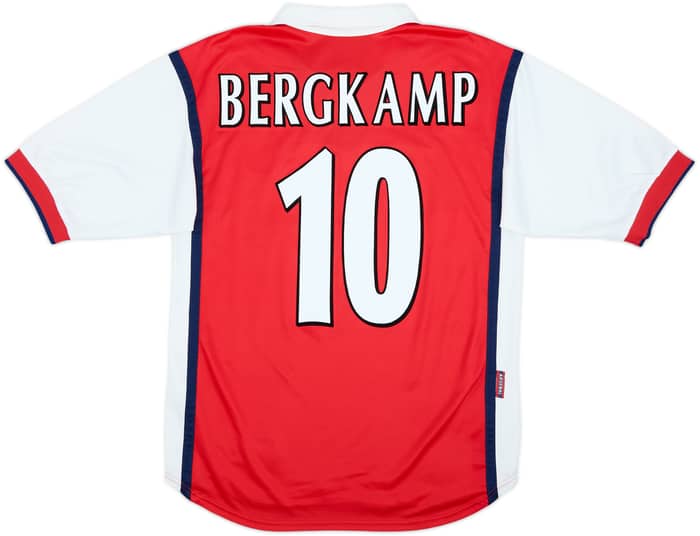 1999-00 Arsenal Home Shirt Bergkamp #10 - 9/10 - (S)
