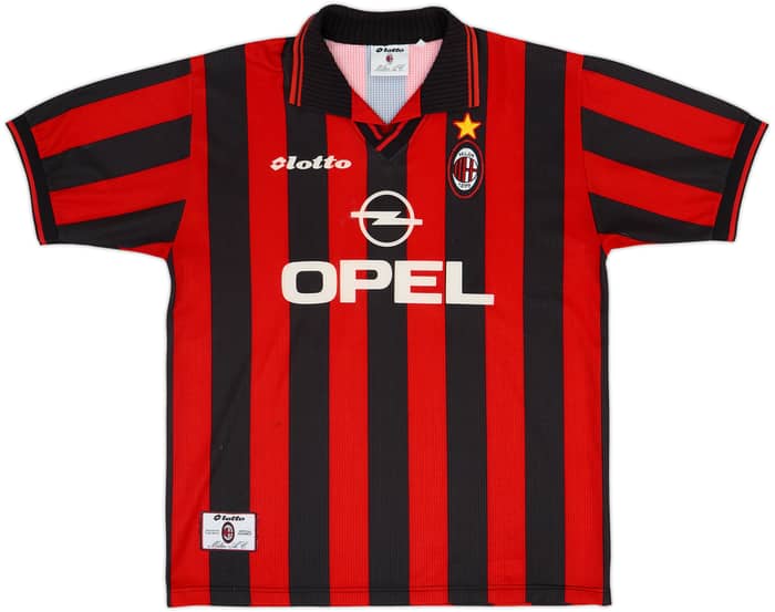 1997-98 AC Milan Home Shirt - 8/10 - (XL)
