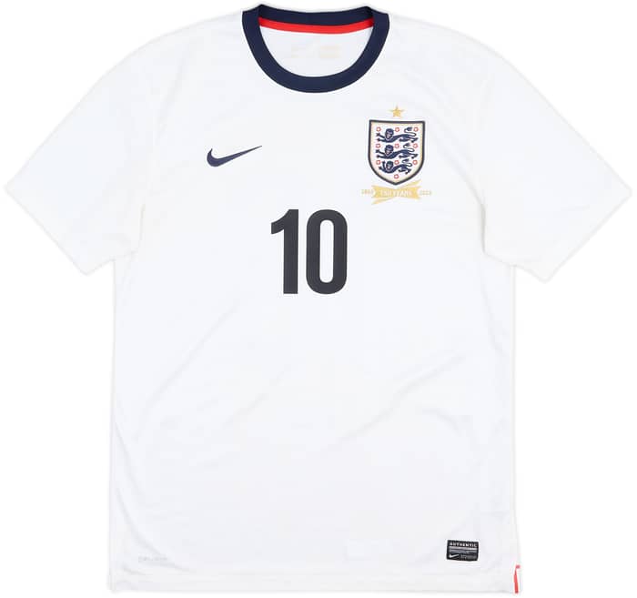 2013 England 150th Anniversary Home Shirt Rooney #10 - 6/10 - (M)