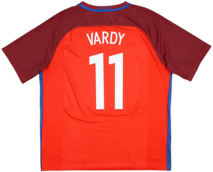 2016-17 England Away Shirt Vardy #11 - 8/10 - (XL)