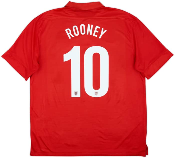 2013 England Away 150th Anniversary Shirt Rooney #10 - 8/10 - (XL)
