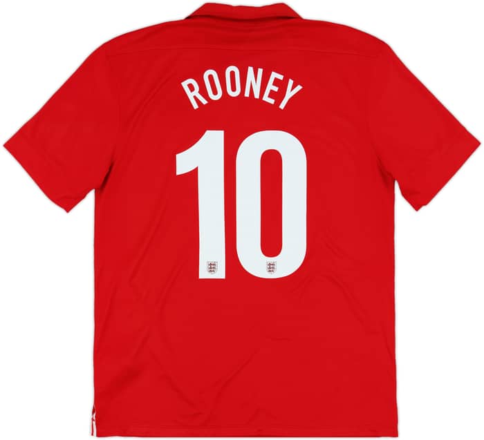2013 England Away 150th Anniversary Shirt Rooney #10 - 8/10 - (L)