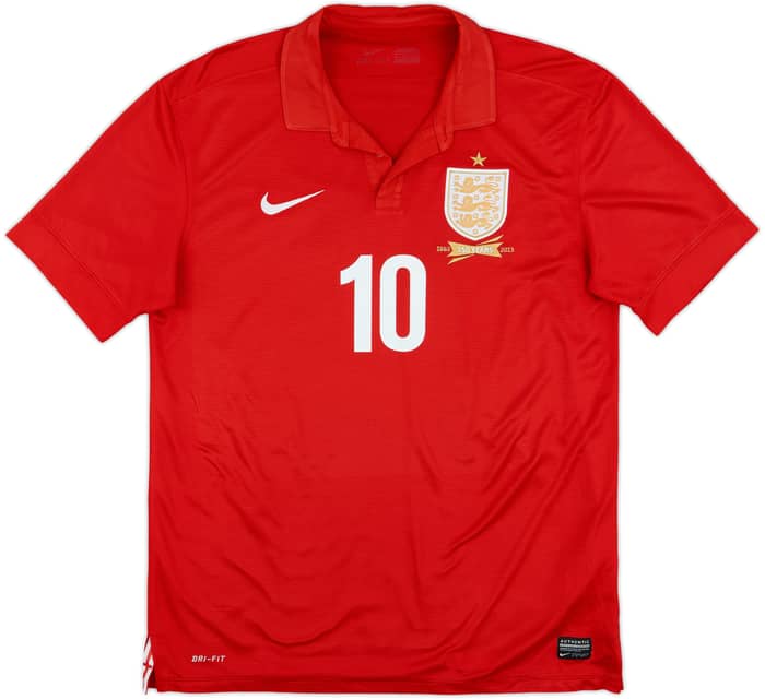 2013 England Away 150th Anniversary Shirt Rooney #10 - 8/10 - (L)