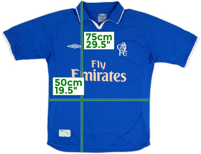 Camiseta de local del Chelsea 2001-03 - 5/10 - (M)