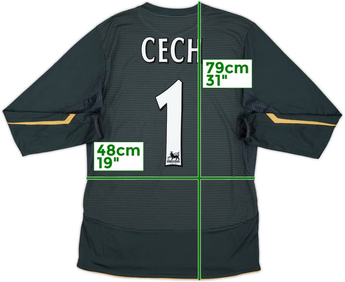 2005-06 Chelsea GK Shirt Cech #1 - 8/10 - (M)