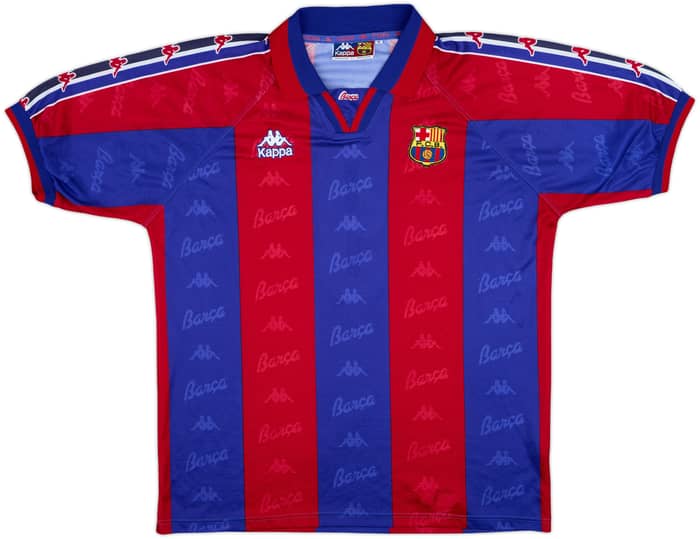 1995-97 Barcelona Home Shirt #9 - 9/10 - (M)