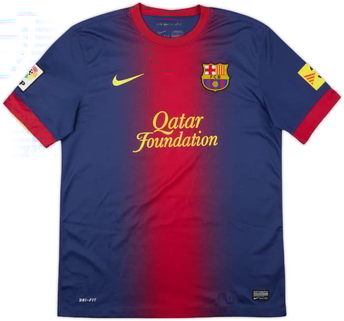 2012-13 Barcelona Home Shirt David Villa #7 - 6/10 - (M)