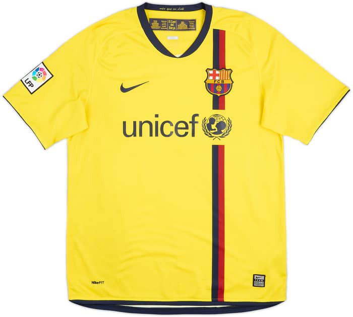 2008-10 Barcelona Away Shirt Ibrahimovic #9 - 8/10 - (M)