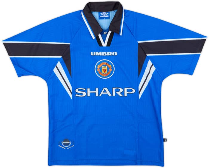 1996-98 Manchester United Third Shirt #2 - 8/10 - (M)