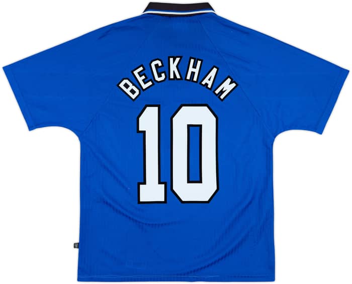 1996-98 Manchester United Third Shirt Beckham #10 - 8/10 - (M)