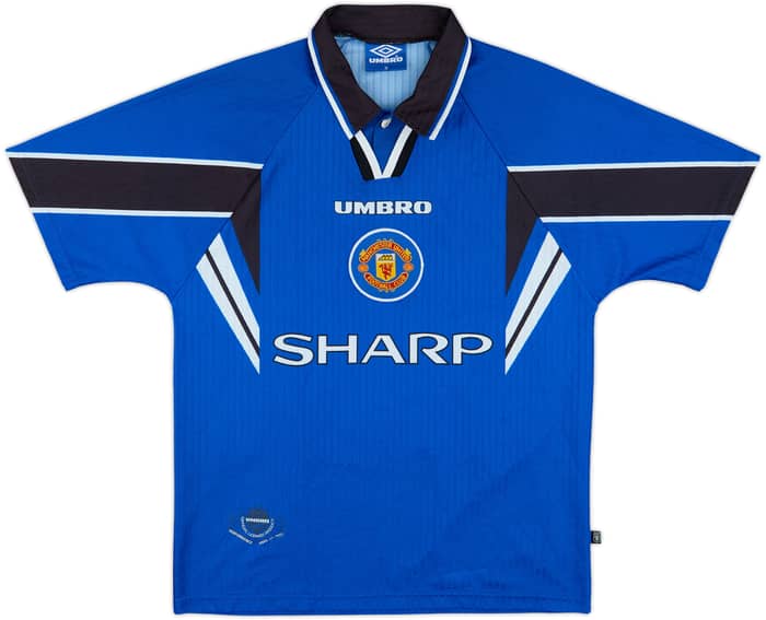 1996-98 Manchester United Third Shirt Beckham #10 - 8/10 - (M)