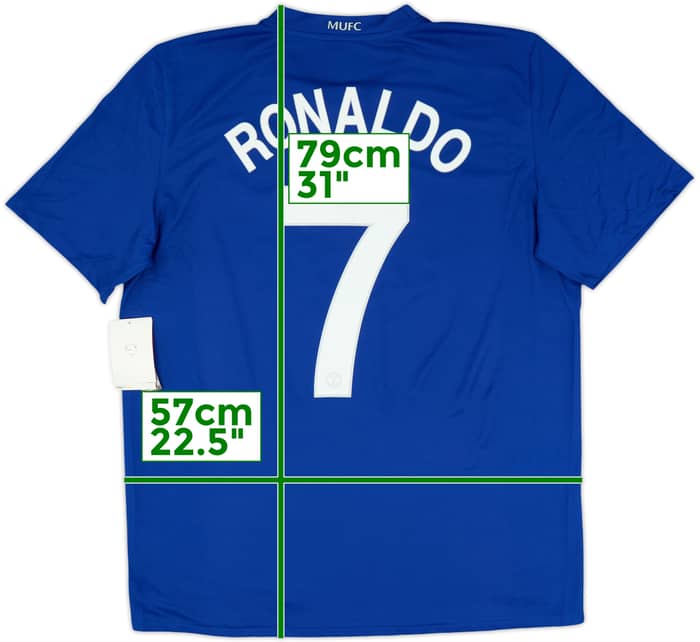 2008-09 Manchester United Third Shirt Ronaldo #7 (L)