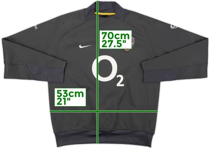 2005-06 Arsenal Nike Sweat Top - 5/10 - (L)