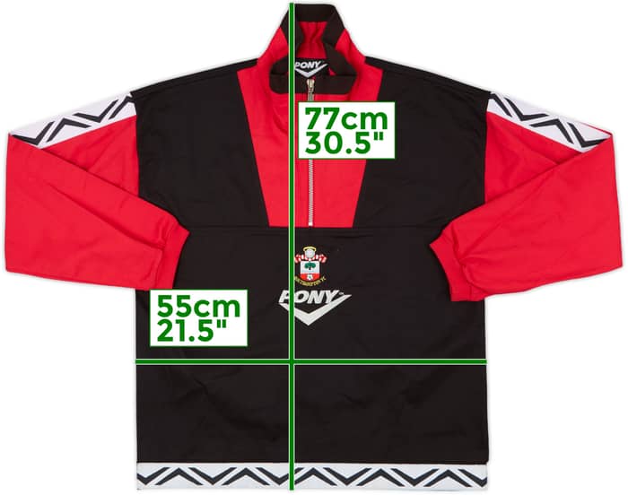 1993-95 Southampton Pony Drill Top - 9/10 - (S/M)