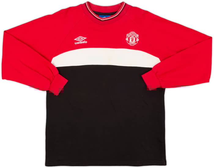 1999-00 Manchester United Umbro Sweat Top - 7/10 - (M)