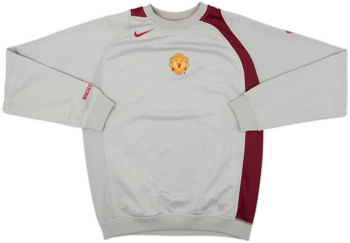 2004-05 Manchester United Nike Sweat Top - 7/10 - (M)