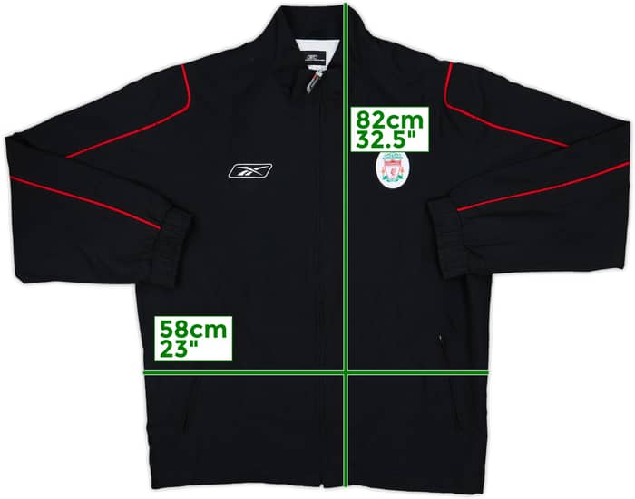 2003-04 Liverpool Reebok 1/4 Zip Training Top - 6/10 - (L)