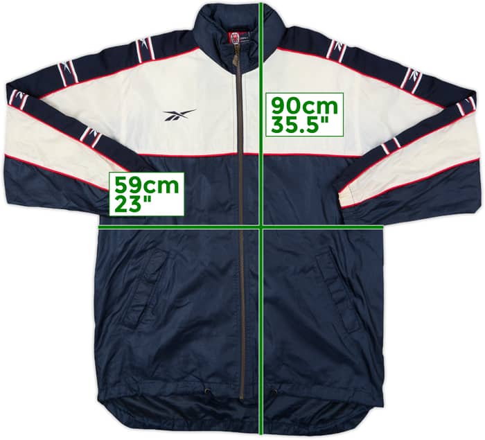 1996-97 Liverpool Reebok Track Jacket - 6/10 - (M)