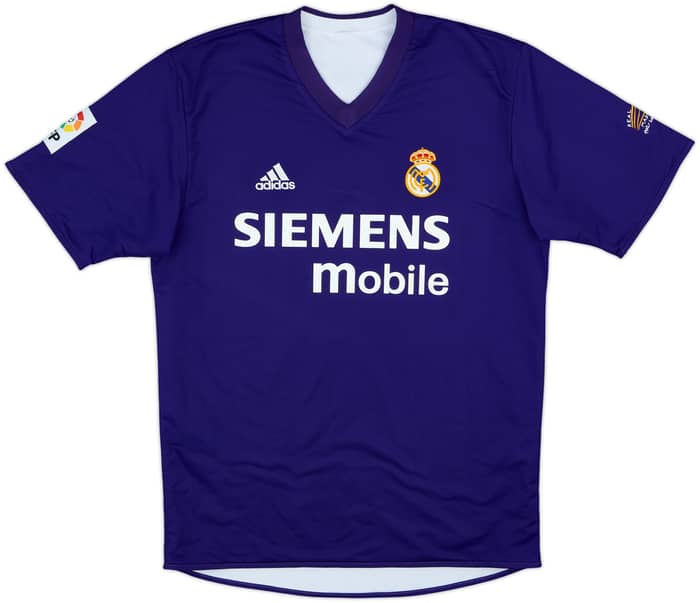 2002-03 Real Madrid Centenary Third Shirt Zidane #5 - 8/10 - (L)