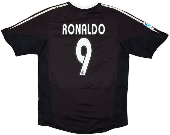 2004-05 Real Madrid Away Shirt Ronaldo #9 - 6/10 - (M)