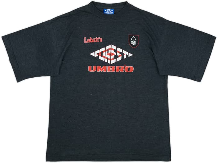 1996-97 Nottingham Forest Umbro Cotton Tee - 8/10 - (XL)
