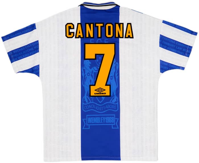 1994-96 Manchester United Third Shirt Cantona #7 - 8/10 - (L)