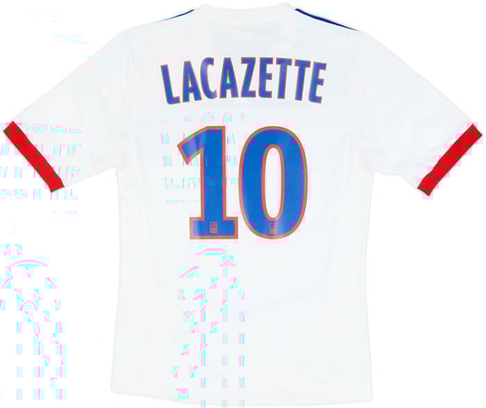 2012-13 Lyon Home Shirt Lacazette #10 - 9/10 - (S)