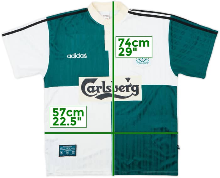 1995-96 Liverpool Away Shirt - 8/10 - (XL)