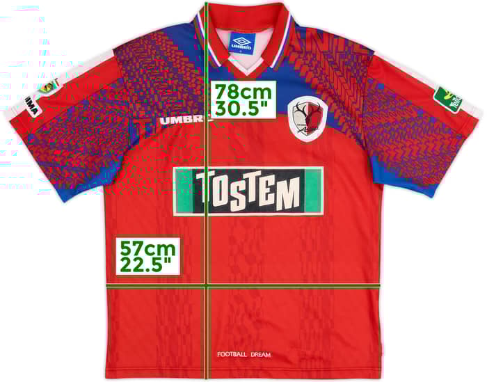 1997 Kashima Antlers Camiseta Local - 8/10 - (XL)