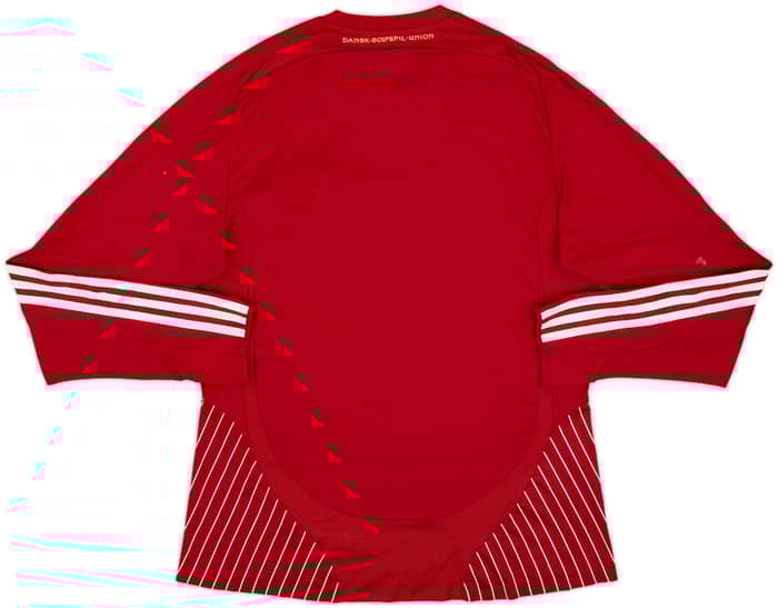 2007-10 Denmark Player Issue Home L/S Shirt - 6/10 - (L)