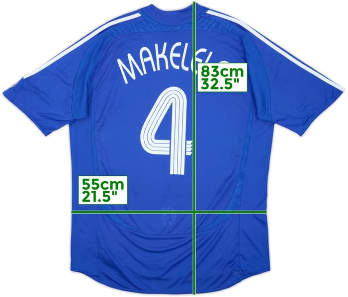 2006-08 Chelsea Home Shirt Makelele #4 - 6/10 - (L)