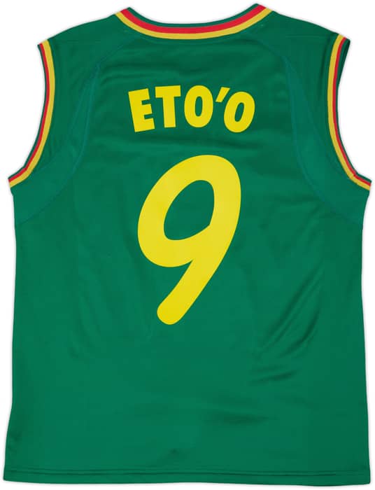 2002 Cameroon Home Vest Shirt Eto'o #9 - 5/10 - (L)