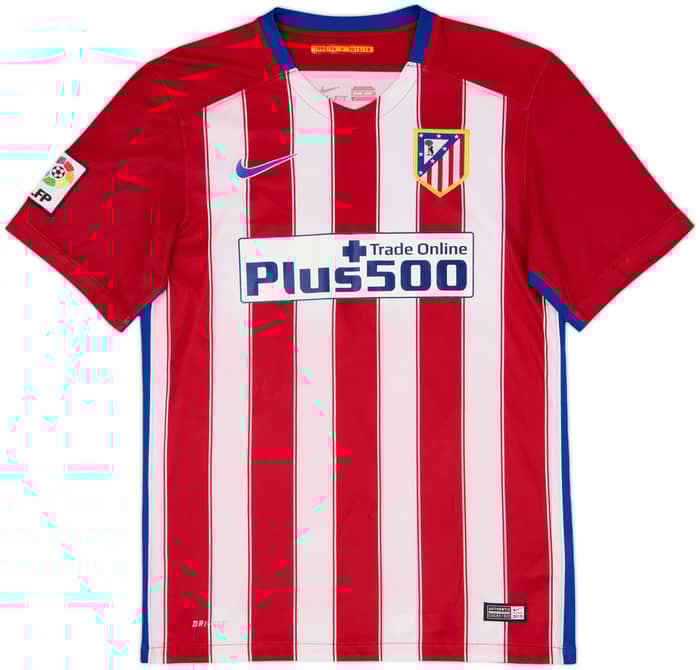 2015-16 Atletico Madrid Home Shirt J.M.Gimenez #24 - 6/10 - (S)