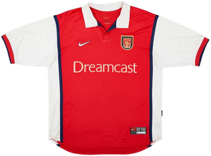 1999-00 Arsenal Home Shirt Henry #14 - 8/10 - (L)