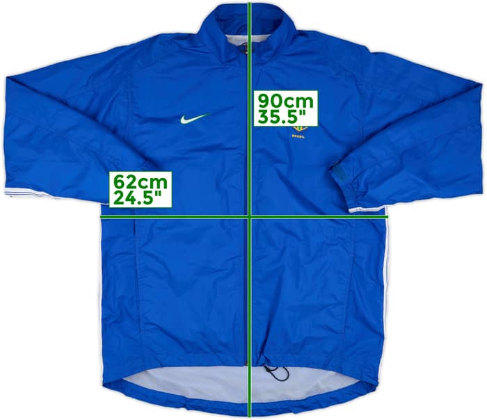 1998-99 Brazil Nike Track Jacket - 8/10 - (XL)