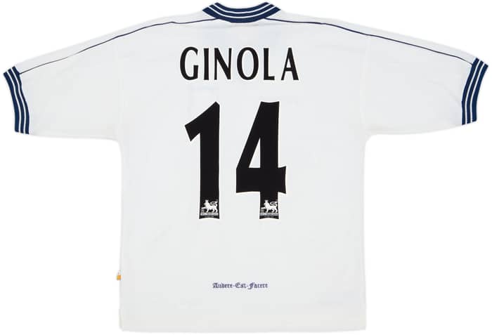 1997-99 Tottenham Home Shirt Ginola #14 - 7/10 - (S)