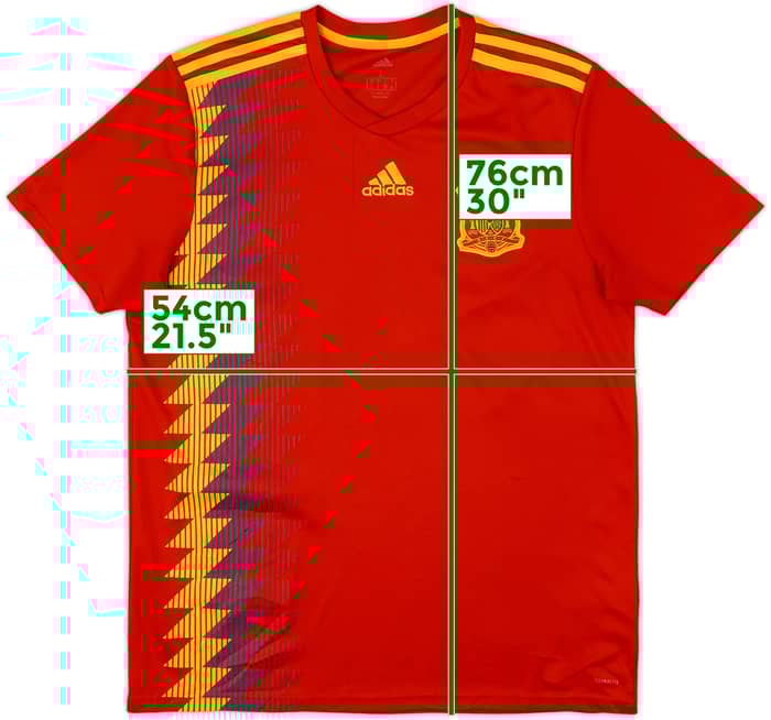 2018-19 Spain Home Shirt - 8/10 - (L)
