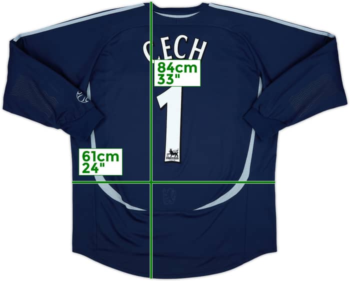 2006-08 Chelsea GK Shirt Cech #1 - 9/10 - (XL)