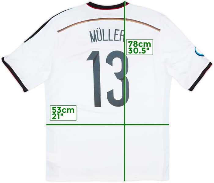 2014-15 Germany Home Shirt Muller #13 - 6/10 - (XL)