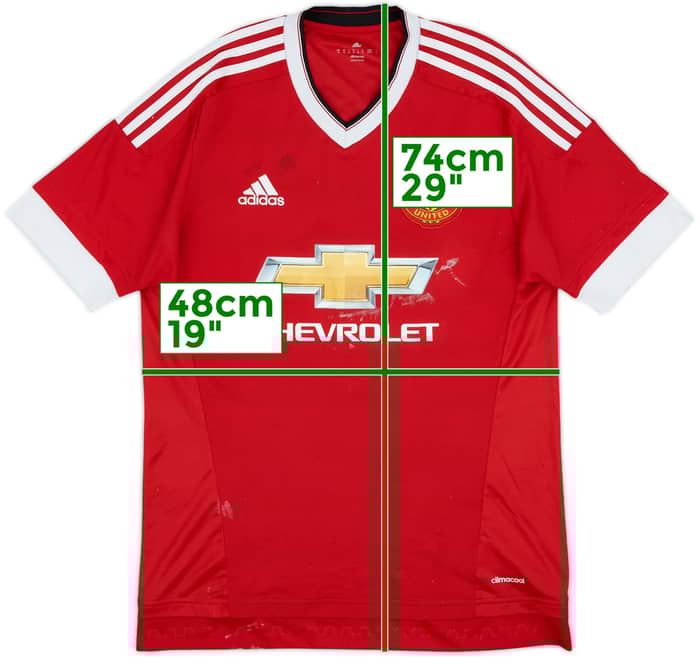 2015-16 Manchester United Home Shirt - 4/10 - (M)
