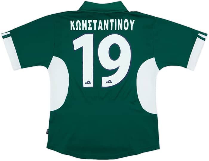 2002-03 Panathinaikos Home Shirt Konstantinou #19 - 6/10 - (S)