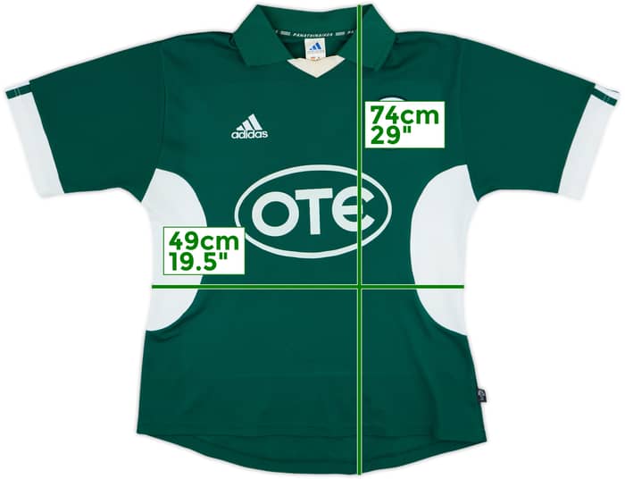 2002-03 Panathinaikos Home Shirt Konstantinou #19 - 6/10 - (S)