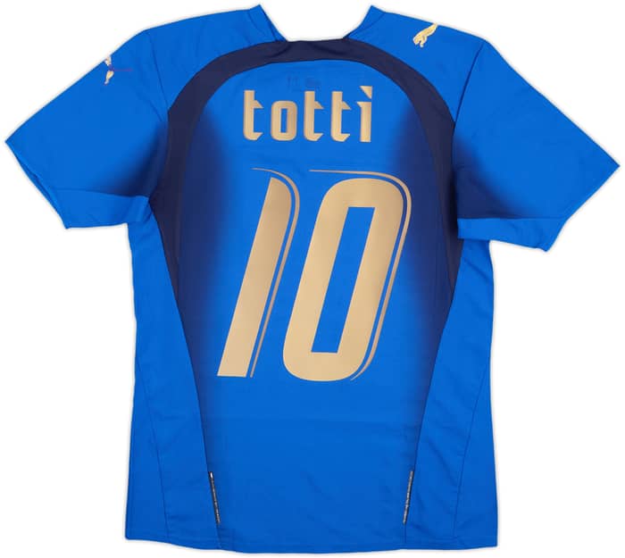 2006 Italy Home Shirt Totti #10 - 6/10 - (XS)