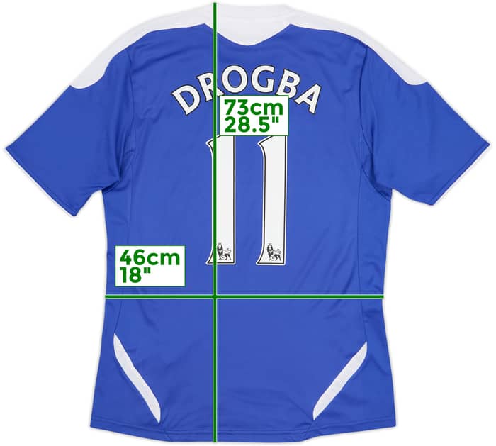 2011-12 Chelsea Home Shirt Drogba #11 - 7/10 - (S)