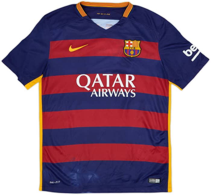 2015-16 Barcelona Home Shirt - 4/10 - (M)