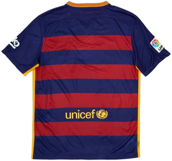2015-16 Barcelona Home Shirt - 4/10 - (M)