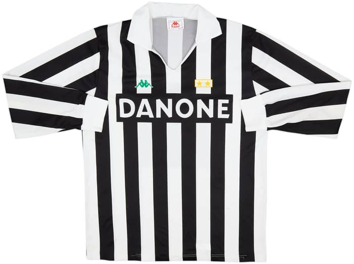 1992-94 Juventus Basic Home L/S Shirt #3 - 5/10 - (XL)